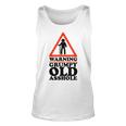 Warning Grumpy Old Asshole Funny Gen X And Baby Boomers Unisex Tank Top