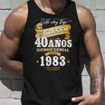 40Th Birthday Gift For Men In Spanish Regalo Cumpleanos 40 Unisex Tank Top Gifts for Him
