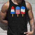 4Th Of July Ice Pops Red White Blue American Flag Patriotic Tank Top Gifts for Him