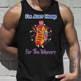 4Th Of July Im Just Here For The Wieners Hot Dogs Funny Unisex Tank Top Gifts for Him
