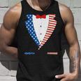 4Th Of July Independence Day American Flag Tuxedo Unisex Tank Top Gifts for Him