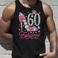 60Th Birthday 60 & Fabulous Pink 60 Years Old Diamond Shoes Unisex Tank Top Gifts for Him