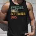 8 Years Old 8Th Birthday Awesome Since September 2015 Tank Top Gifts for Him