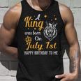 A King Was Born On July 1St Happy Birthday To Me You Lions Unisex Tank Top Gifts for Him
