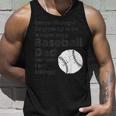 A Super Sexy Baseball Dad Baseball Dad Gift For Mens Unisex Tank Top Gifts for Him