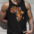 African Native Pride Africa Map Heritage Pattern Tank Top Gifts for Him