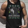 Alaskan Malamute Dog Ugly Christmas Sweaters Tank Top Gifts for Him