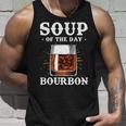 Alcohol Soup Of The Day Bourbon Funny Adult Gifts Unisex Tank Top Gifts for Him