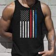 All-American Dad Patriotic Usa Flag Fathers Day Gift Unisex Tank Top Gifts for Him