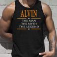 Alvin Name Gift Alvin The Man The Myth The Legend Unisex Tank Top Gifts for Him