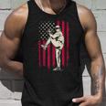 American Flag Baseball Red White Blue 4Th Of July Boys Men Unisex Tank Top Gifts for Him