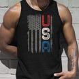 American Flag Vintage Usa Patriotic Distressed American Flag Tank Top Gifts for Him