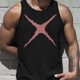 Anime Training Scar Chest Scar Anime Gym Tank Top Gifts for Him