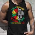 Never Apologize For Your Blackness Black History Junenth Black History Tank Top Gifts for Him