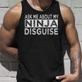 Ask Me About My Ninja Disguise Karate Saying Vintage Karate Tank Top Gifts for Him