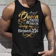 August Queen Living My Blessed Life Birthday Queen Crown Unisex Tank Top Gifts for Him