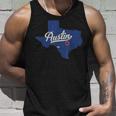 Austin Texas Tx Map Unisex Tank Top Gifts for Him
