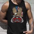 Auto Racing 4Th Of July Eagle Usa Flag Dragster Race Unisex Tank Top Gifts for Him