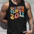 Awesome Since 2011 12Th Birthday Retro Born In 2011 Tank Top Gifts for Him