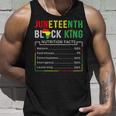 Awesome Junenth Black King Melanin Fathers Day Men Boys Unisex Tank Top Gifts for Him