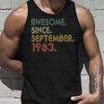 Awesome Since September 1983 40Th Birthday 40 Year Old Tank Top Gifts for Him