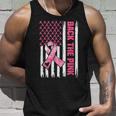 Back The Pink Warrior Flag American Breast Cancer Awareness Tank Top Gifts for Him