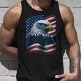 Bald Eagle Proud Patriotic American Us Flag 4Th Of July Unisex Tank Top Gifts for Him