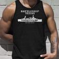 Battleship Texas Uss Texas Bb-35 Distressed Style Unisex Tank Top Gifts for Him