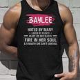 Baylee Name Gift Baylee Hated By Many Loved By Plenty Heart Her Sleeve V2 Unisex Tank Top Gifts for Him