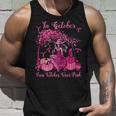 Bc Breast Cancer Awareness In October Even Witches Wear Pink Autumn Fall Breast Cancer1 Cancer Unisex Tank Top Gifts for Him