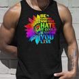 Be Careful Who You Hate It Could Be Someone Lgbt Tie Dye Unisex Tank Top Gifts for Him
