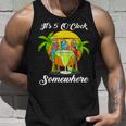 Beach Vacation Drinking It's 5 O'clock Somewhere Parrots Tank Top Gifts for Him