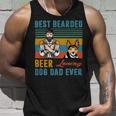Beer Best Bearded Beer Loving Dog Dad Rat Terrier Personalized Unisex Tank Top Gifts for Him