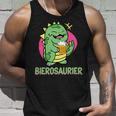 Beer Bierosaurier Saufen Beer Festival Men Sayings Dinosaur Beer_1 Unisex Tank Top Gifts for Him