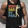 Best Dad By Par Daddy Fathers Day Gifts Golf Lover Golfer Unisex Tank Top Gifts for Him
