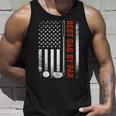 Best Dad By Par Funny Golf Daddy Fathers Day Us Flag Gifts Unisex Tank Top Gifts for Him