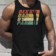 Best Dad By Par Golf Lover Funny Fathers Day Unisex Tank Top Gifts for Him