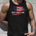 Best Dad Ever Us American Flag Dad Gifts Fathers Day Unisex Tank Top Gifts for Him