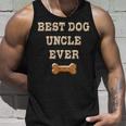 Best Dog Uncle Ever Funny Favorite Uncle Dog Fathers Day Unisex Tank Top Gifts for Him