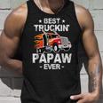 Best Truckins Papaw Ever Trucker Grandpa Truck Gift Unisex Tank Top Gifts for Him