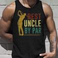 Best Uncle By Par Fathers Day Golf Gift Grandpa Gift Unisex Tank Top Gifts for Him