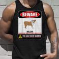 Beware Of BulldogFunny Warning Sign Unisex Tank Top Gifts for Him