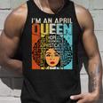 Birthday Junenth Queen Black History April Girls Retro Unisex Tank Top Gifts for Him