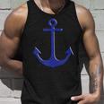 Blue Anchor Nautical Adventures Maritime Unisex Tank Top Gifts for Him