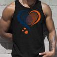Blue And Orange Hearts Unisex Tank Top Gifts for Him