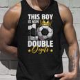 This Boy Now 10 Double Digits Soccer 10 Years Old Birthday Tank Top Gifts for Him