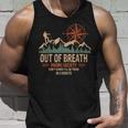 Out Of Breath Hiking Society Dont Worry Ill Be There In A Unisex Tank Top Gifts for Him Out Of Breath Hiking Society Dont Worry Ill Be There In A Unisex Tank Top Gifts for Him