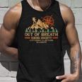 Out Of Breath Hiking Society I'll Be There In A Minute Tank Top Gifts for Him