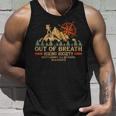 Out Of Breath Hiking Society Unisex Tank Top Gifts for Him