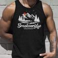 Breckenridge Colorado Vintage Mountain Landscape Unisex Tank Top Gifts for Him